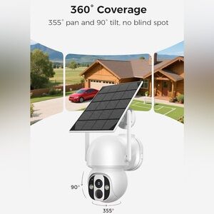 Solar wireless wifi Security Camera